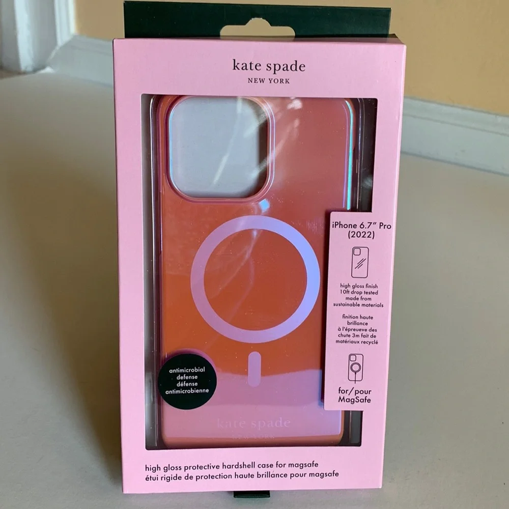 Kate Spade high gloss protective hardshell case for MagSafe / iPhone 14 Pro Max